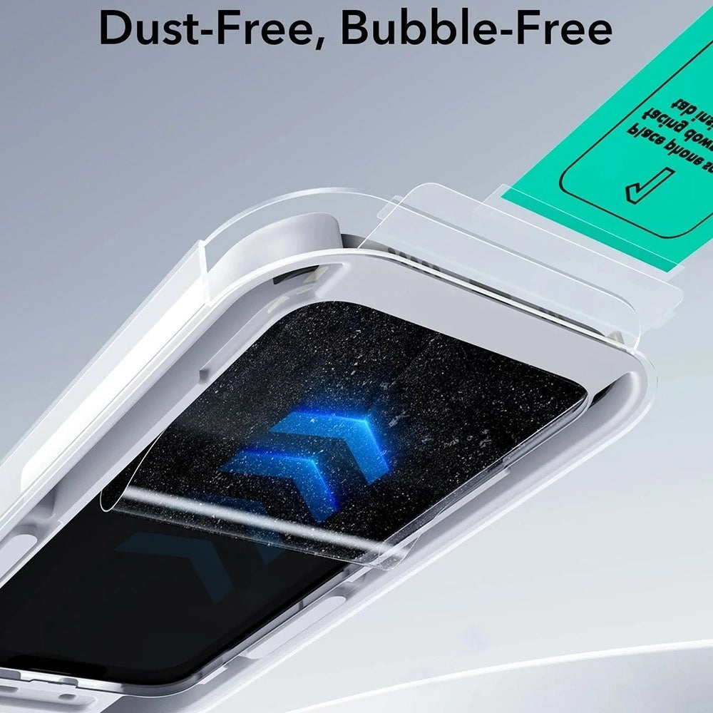 Privacy Screen Protector ESR UltraFit for Apple iPhone 17 / 16 Pro, Tempered Glass, Full Glue, Set of 3 Pieces
