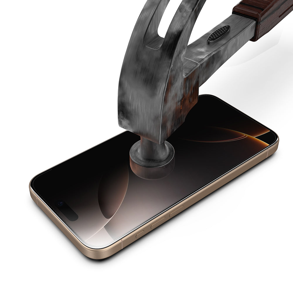 Privacy Screen Protector Techsuit TitanGlass for Apple iPhone 18 Pro, Tempered Glass, Full Glue