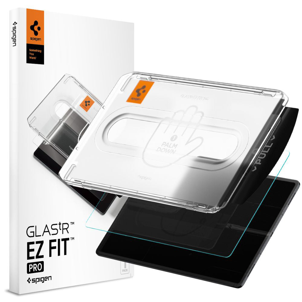 Screen Protection Film Spigen GlastR EZ FIT Pro for Samsung Galaxy Tab S11 Ultra, Tempered Glass, Full Glue AGL10200