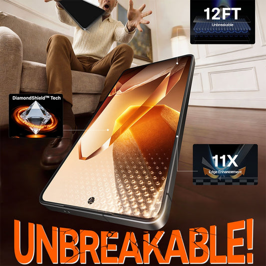 Torras GlassGo Install Master Screen Protector for Samsung Galaxy S26 Plus, Tempered Glass, Full Glue, Transparent