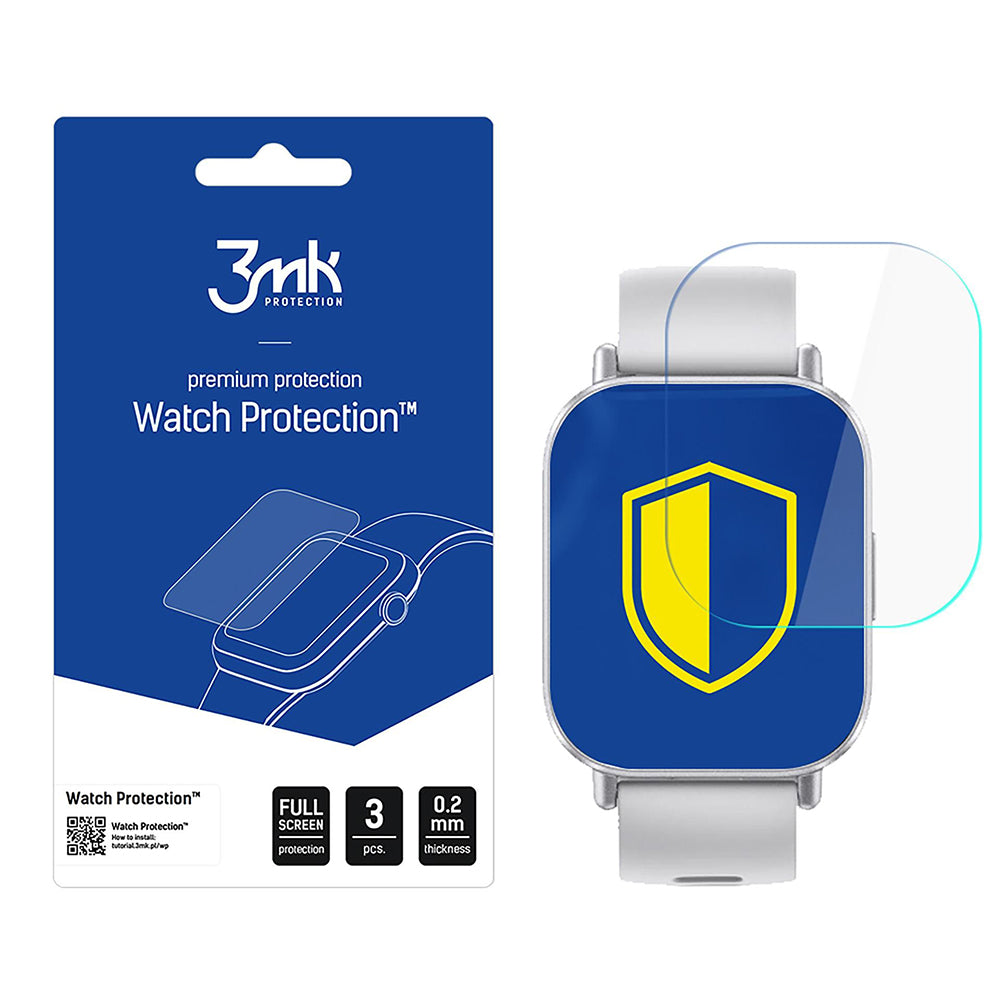 3MK FlexibleGlass Protection Film for Xiaomi Redmi Watch 5 Active, Set of 3 Pieces, Flexible Glass