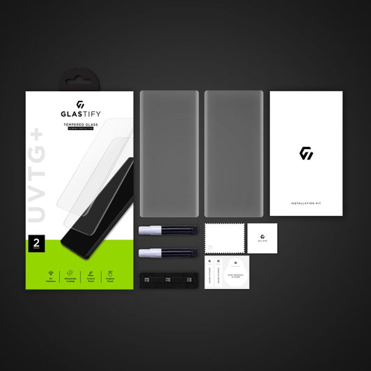 Screen Protector GLASTIFY UVTG+ for Samsung Galaxy S23 Ultra S918, Glass, UV Glue, Set 2 pieces
