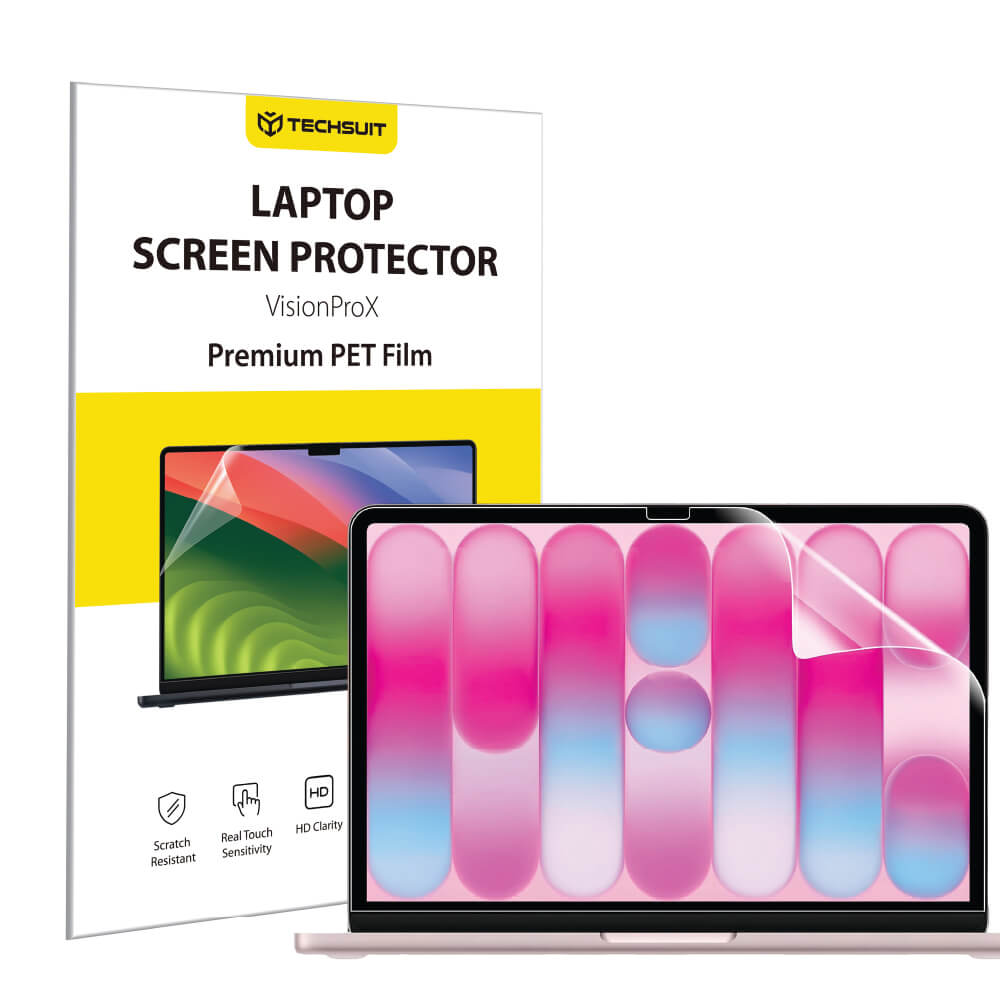 Matte Anti Blue Light Screen Protector Film Techsuit VisionProX for Apple MacBook Neo 13inch, Plastic