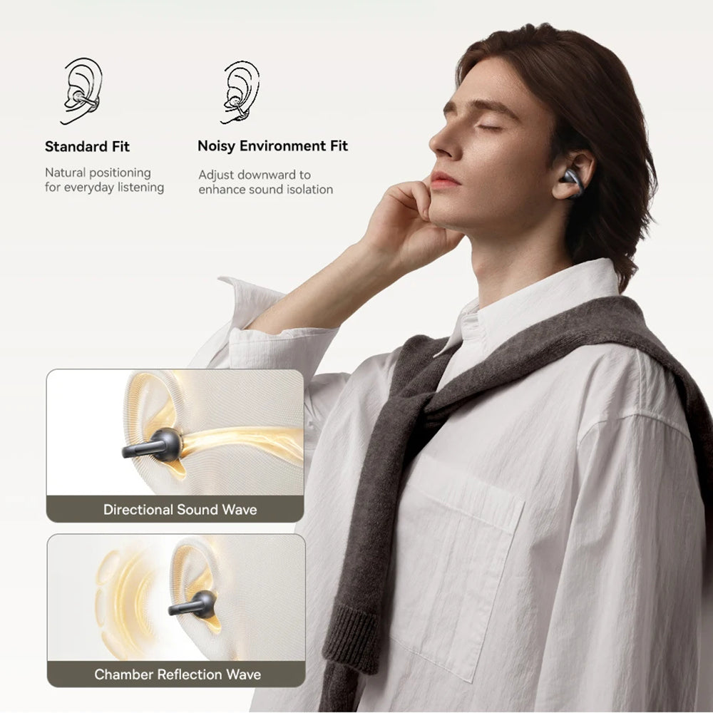Handsfree Bluetooth Baseus Bowie MC1 Pro, TWS, MultiPoint, Black A0102503