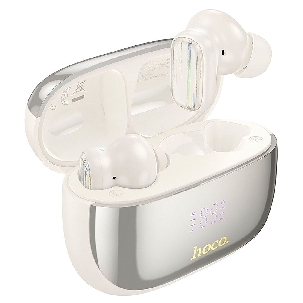HOCO EQ20 Bluetooth Handsfree, TWS, ANC, MultiPoint, White