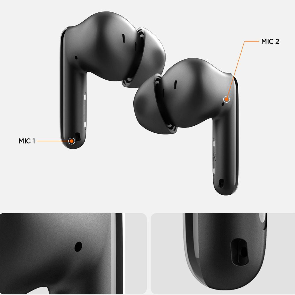 Handsfree Bluetooth Spigen SA2400, TWS, ANC, White