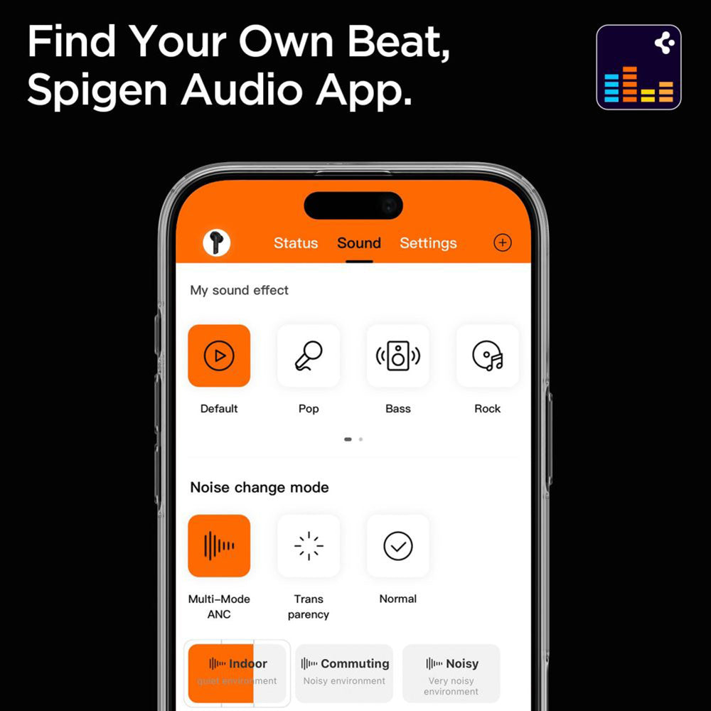 Handsfree Bluetooth Spigen SA2402, TWS, ANC, White ASD07964