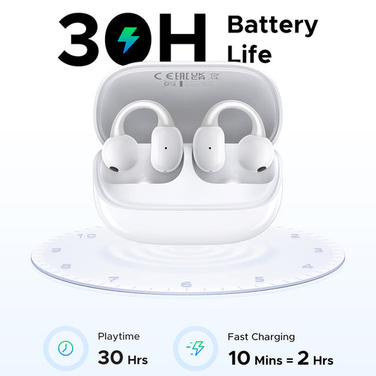 UGREEN S6 ClipBuds Magic WS208 Bluetooth Handsfree, TWS, White