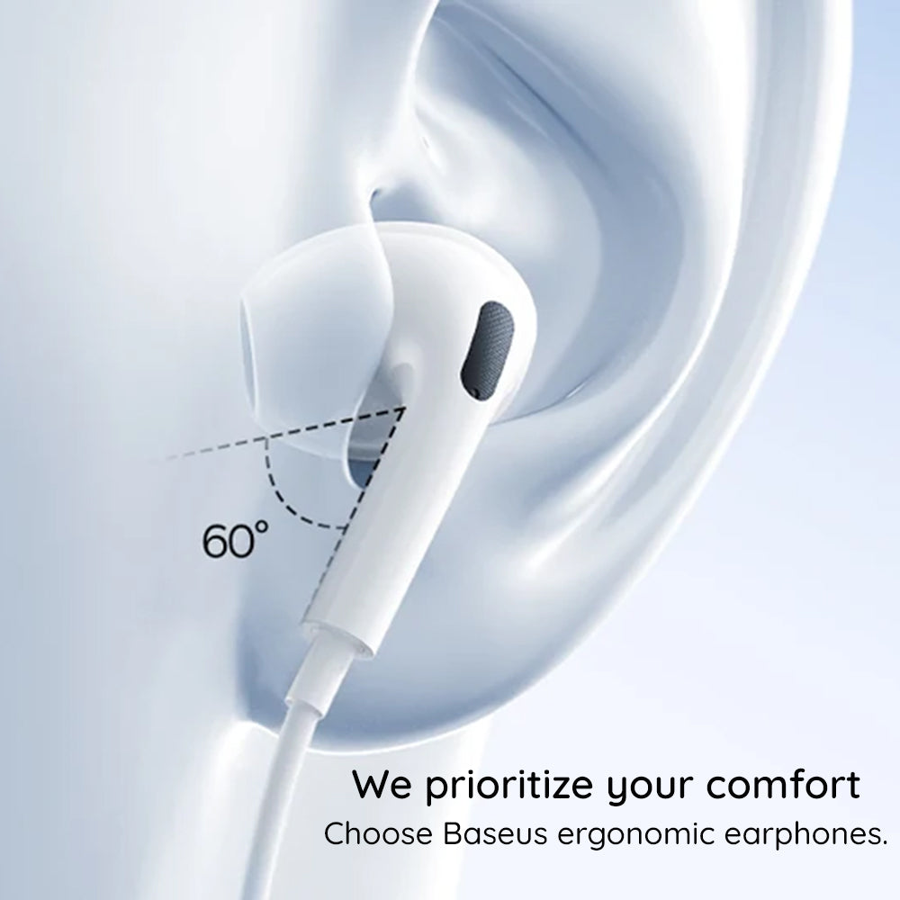 Handsfree USB-C Baseus Encok CZ19, White A00182201213-00
