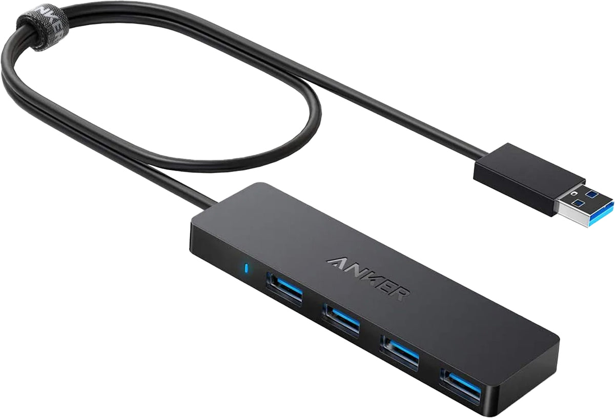 Anker USB Hub, 4 x USB-A 3.0, Black A7516016