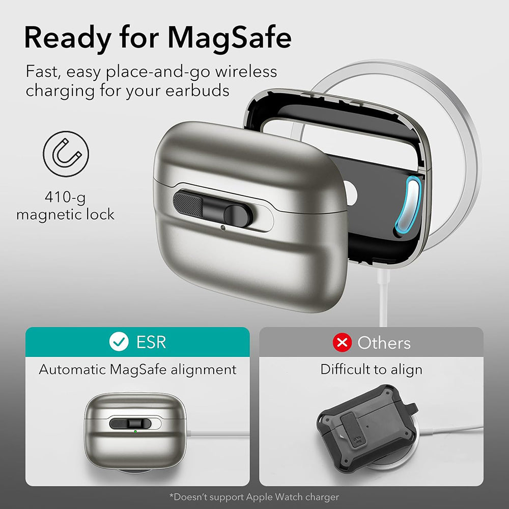 ESR Pulse Case for Apple AirPods Pro Series, Gray