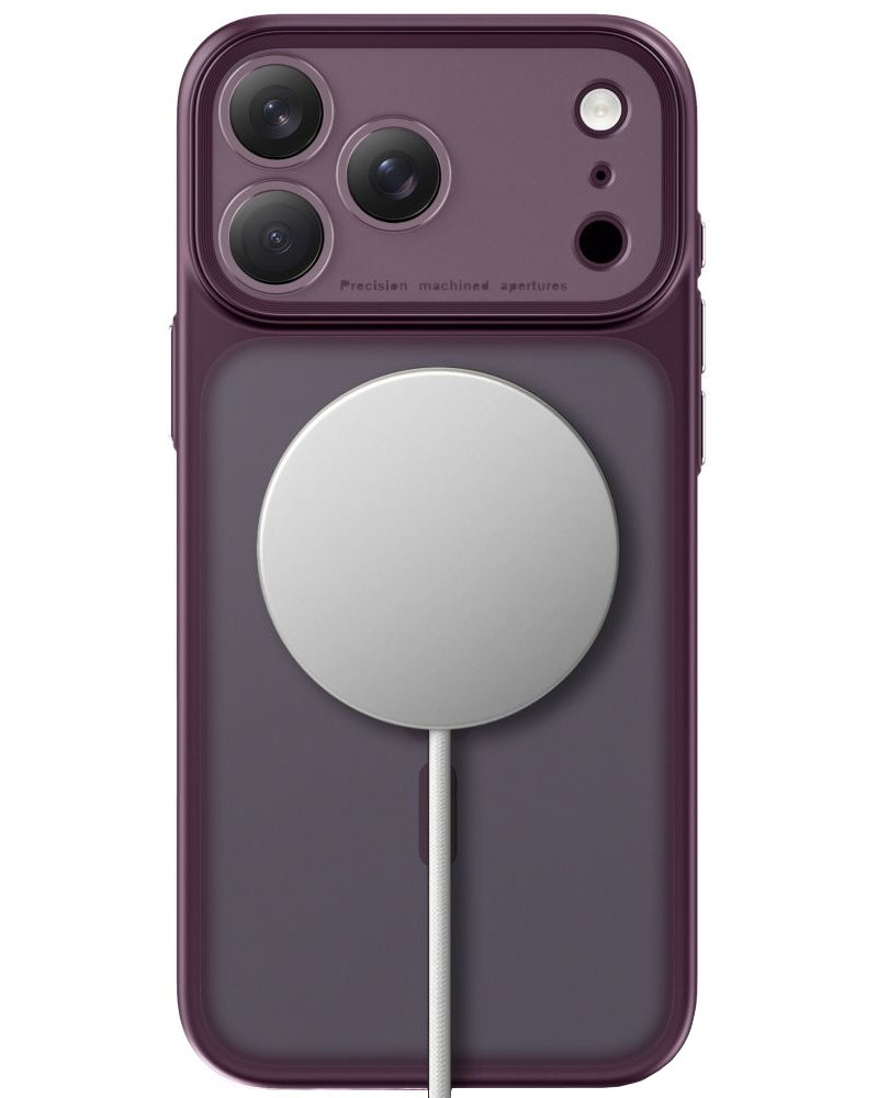 MagSafe Case for Apple iPhone 18 Pro / 17 Pro, Tech-Protect, MagPrime CC, Matte Burgundy