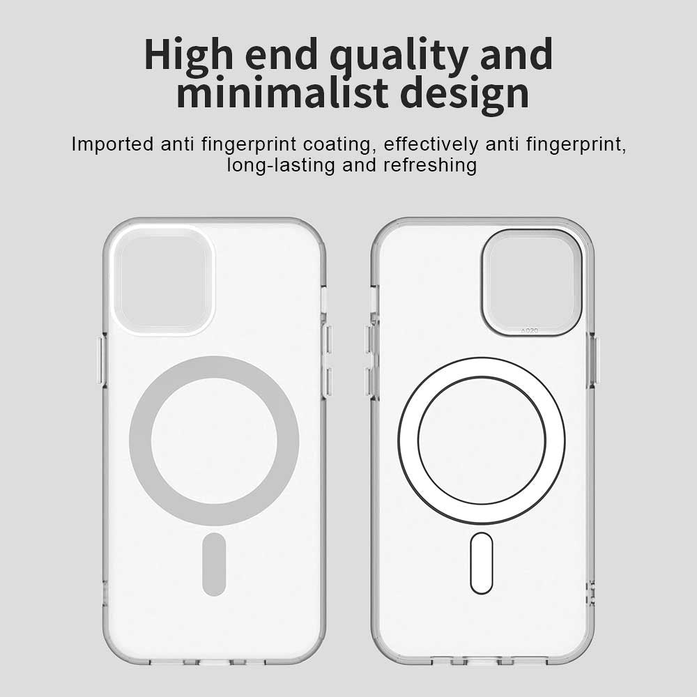 MagSafe Case for Apple iPhone 12 / 12 Pro, Techsuit, CandyCase, White