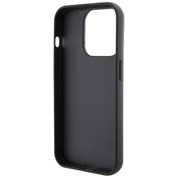MagSafe Case for Apple iPhone 14 Pro, Karl Lagerfeld, Saffiano Gripstand Choupette, Black
