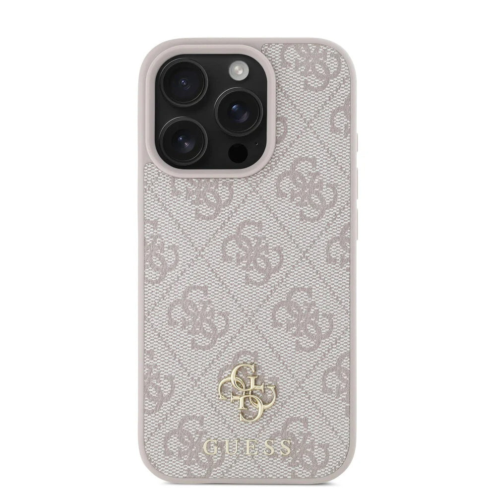 MagSafe Case for Apple iPhone 16 Pro Max, Guess, 4G Classic, Pink