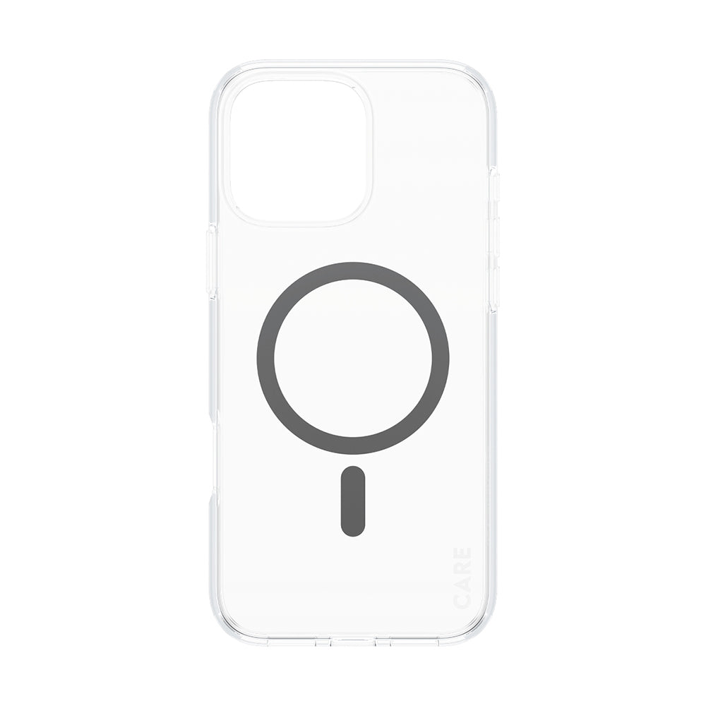 MagSafe Case for Apple iPhone 16 Pro, PanzerGlass, Urban Combat Care, Black Transparent