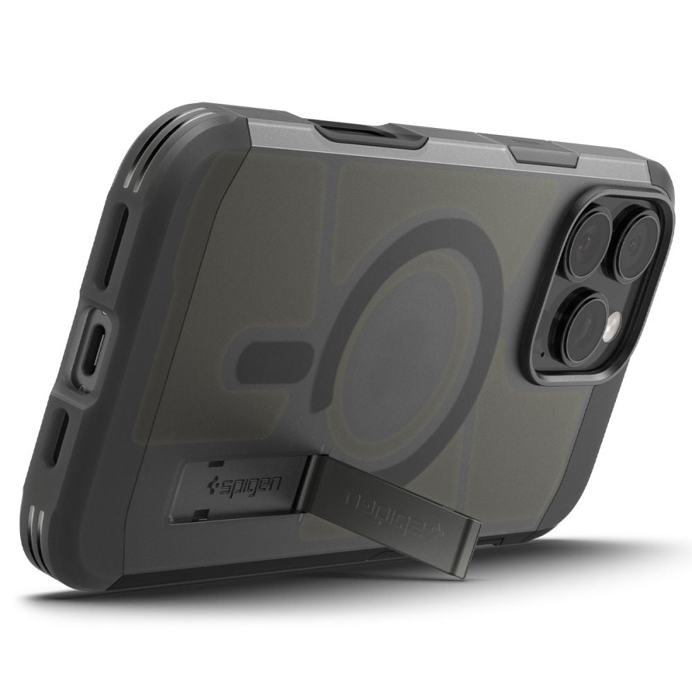 MagSafe Case for Apple iPhone 16 Pro, Spigen, Tough Armor, Satin Black ACS09072
