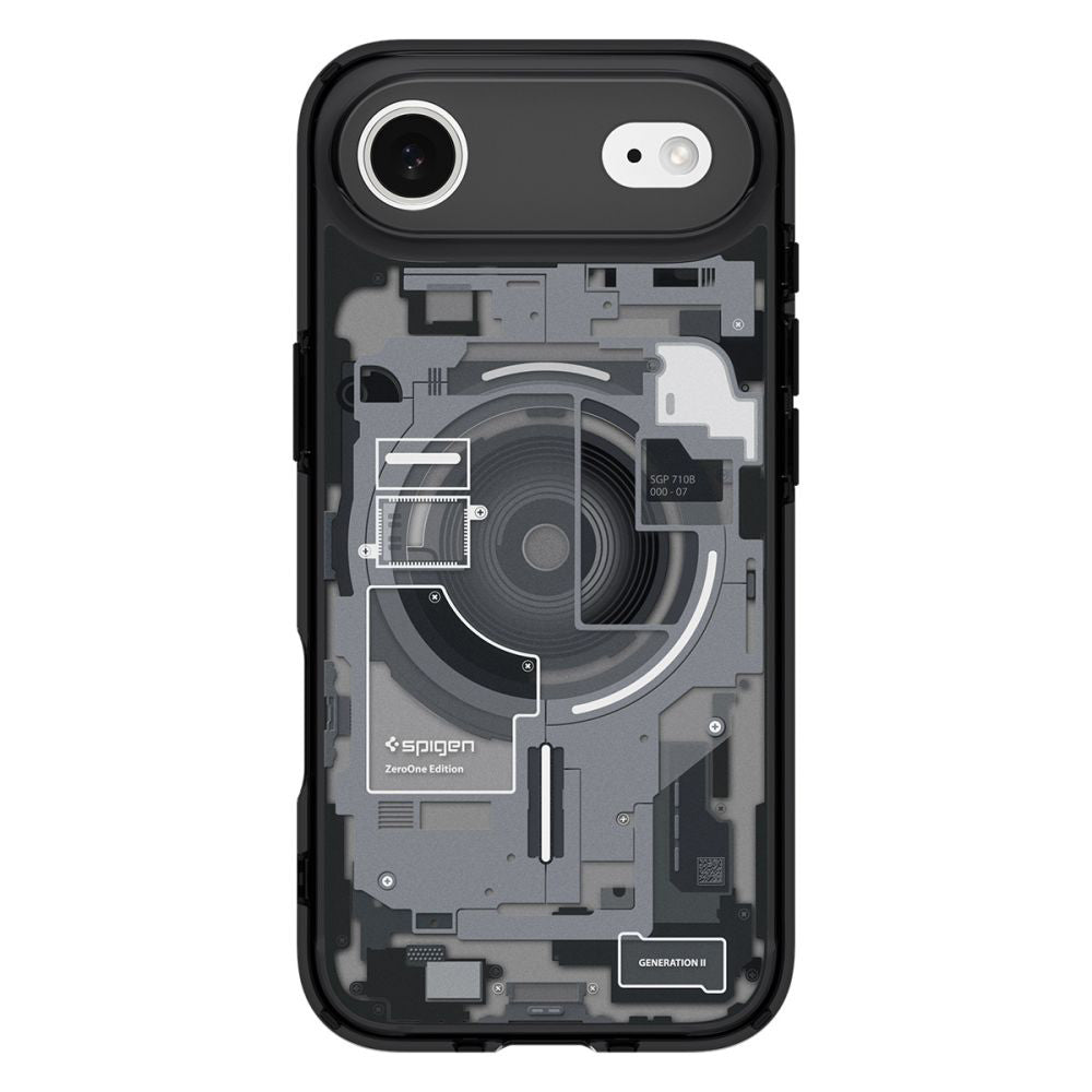 MagSafe Case for Apple iPhone 17 Air, Spigen, Ultra Hybrid Zero One, Black ACS10320