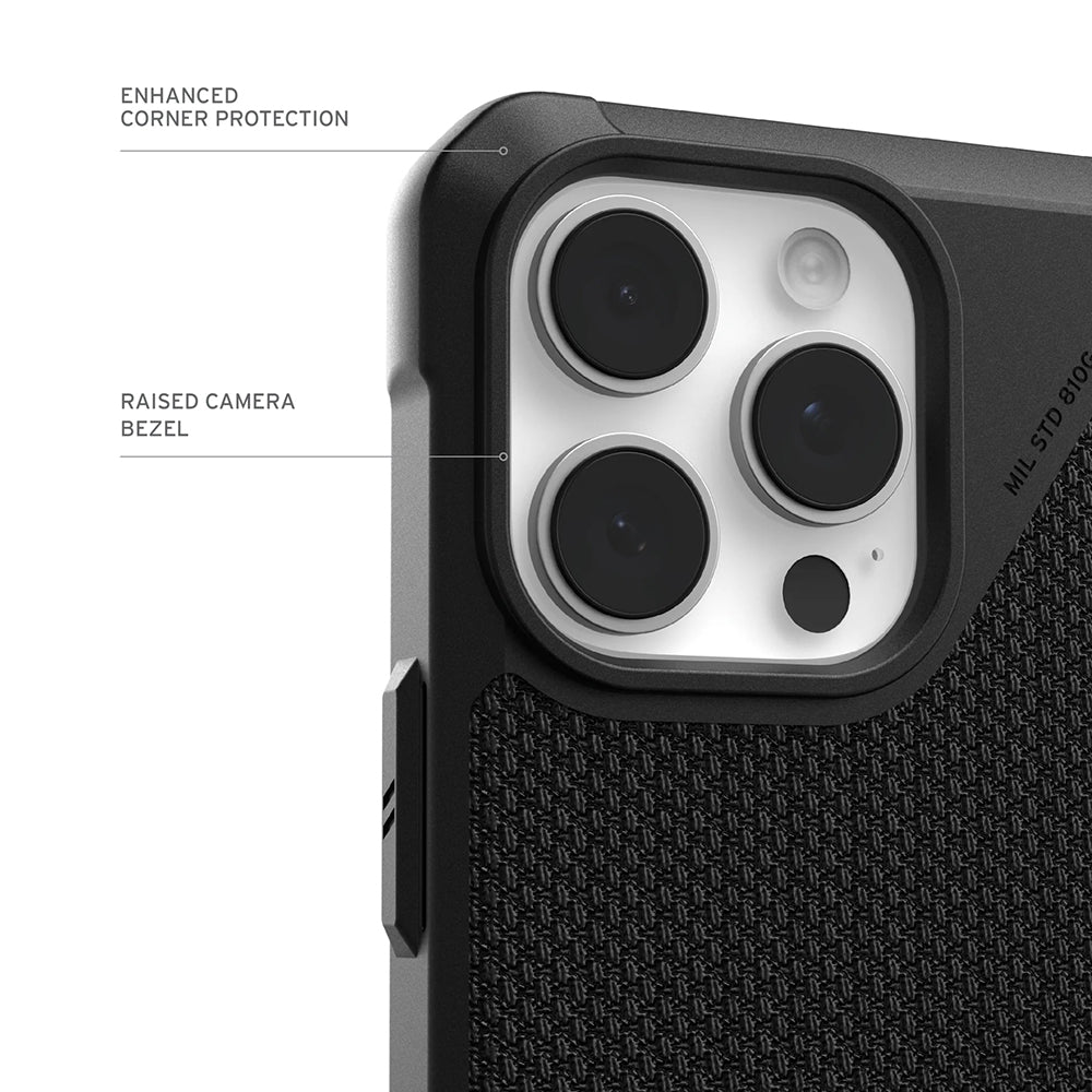 MagSafe Case for Apple iPhone 17 Air, Urban Armor Gear, Metropolis LT Kevlar, Black