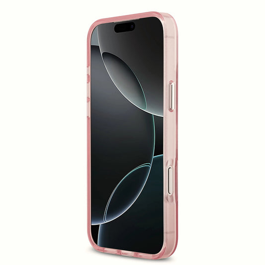 MagSafe Case for Apple iPhone 17 Pro, Karl Lagerfeld, IML Sketch Logo Choupette, Pink