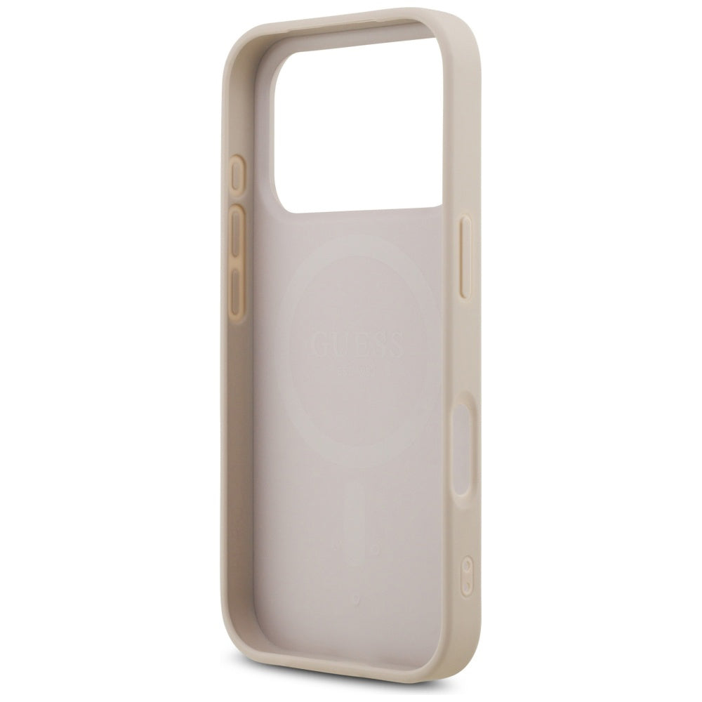 MagSafe Case for Apple iPhone 17 Pro Max, Guess, 4G Triangle Strass, Pink