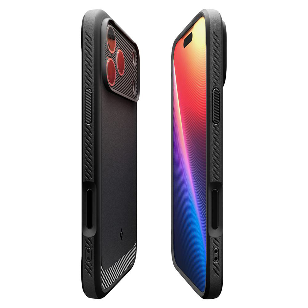 MagSafe Case for Apple iPhone 17 Pro Max, Spigen, Rugged Armor, Matte Black ACS10263