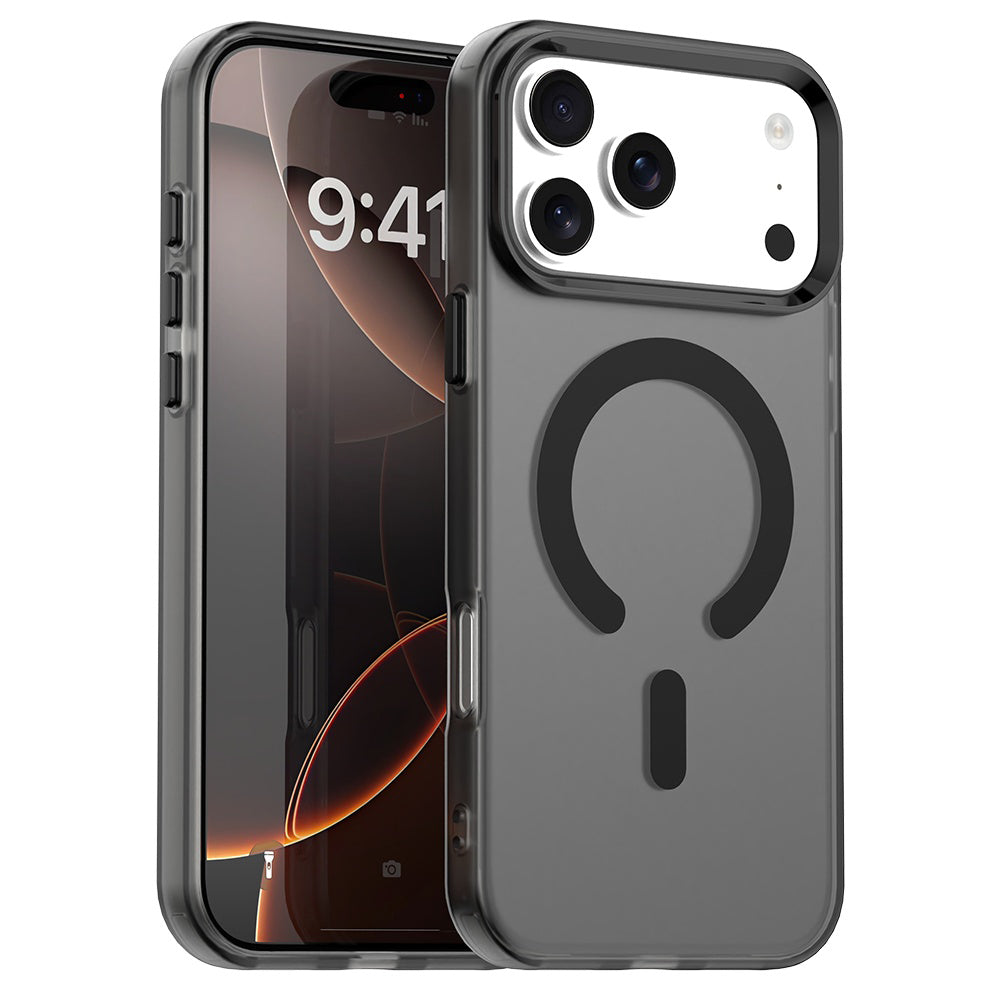 MagSafe Case for Apple iPhone 17 Pro Max, Techsuit, CandyCase, Black