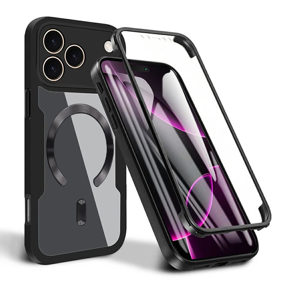 MagSafe Case for Apple iPhone 17 Pro Max, Techsuit, ColorVerse 360, Black