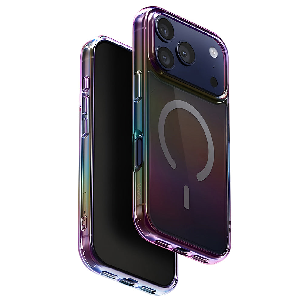 MagSafe Case for Apple iPhone 17 Pro Max, UNIQ, Iridescia MagClick, Aurora