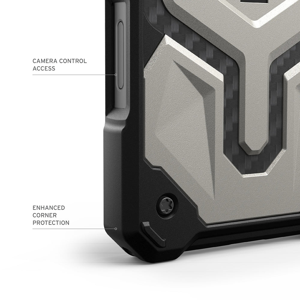 MagSafe Case for Apple iPhone 17 Pro Max, Urban Armor Gear, Monarch Pro Kevlar, Navy Blue