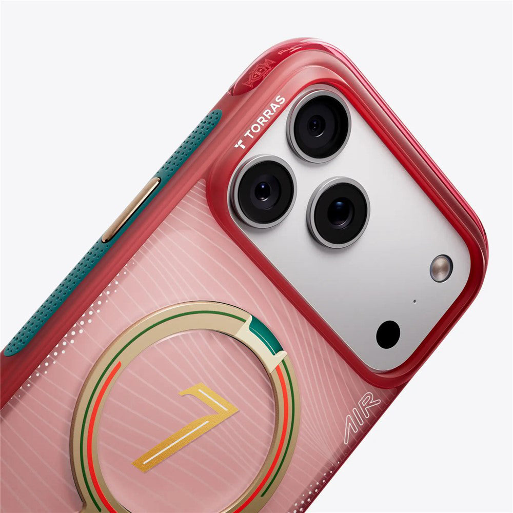 MagSafe Case for Apple iPhone 17 Pro, Torras, Ostand Q3 Air, Wave of Passion