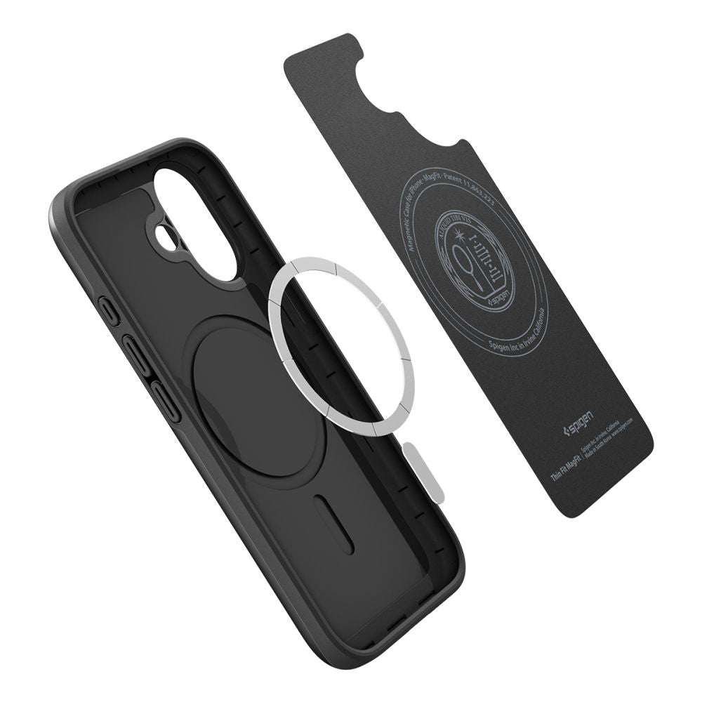 MagSafe Case for Apple iPhone 17, Spigen, Thin Fit, Black ACS10373