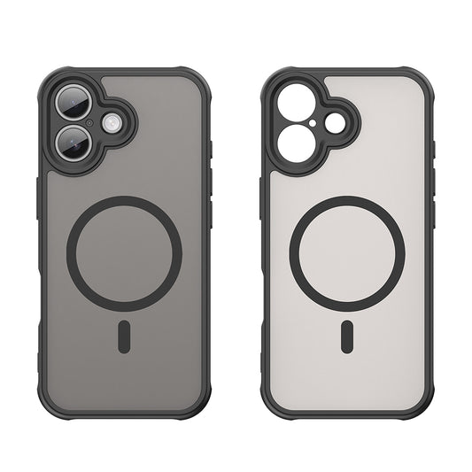 MagSafe Case for Apple iPhone 17, Techsuit, HaloFrost II, Black