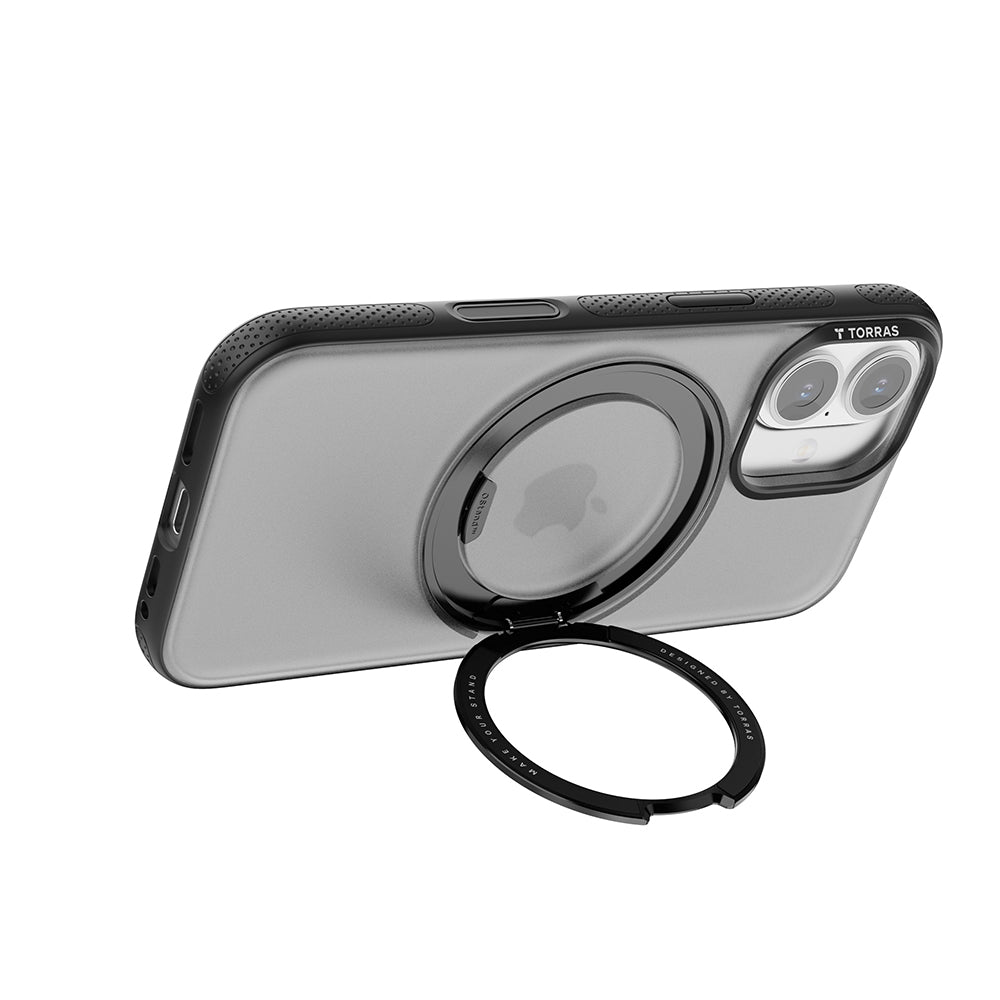 MagSafe Case for Apple iPhone 17, Torras, Ostand R Fitness, Transparent