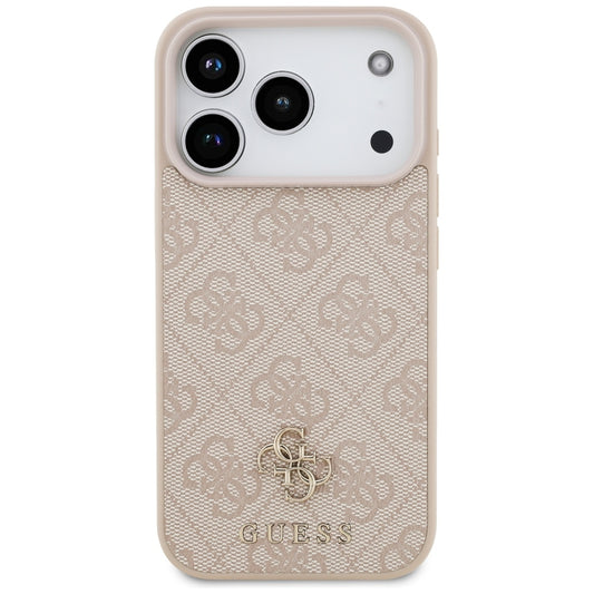MagSafe Case for Apple iPhone 18 Pro / 17 Pro, Guess, 4G Small and Classic, Pink