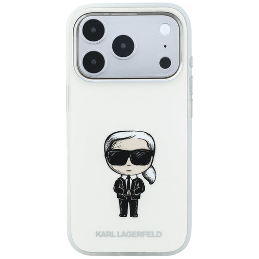 MagSafe Case for Apple iPhone 18 Pro / 17 Pro, Karl Lagerfeld, HC IML Ikonik Sketch Print, Beige
