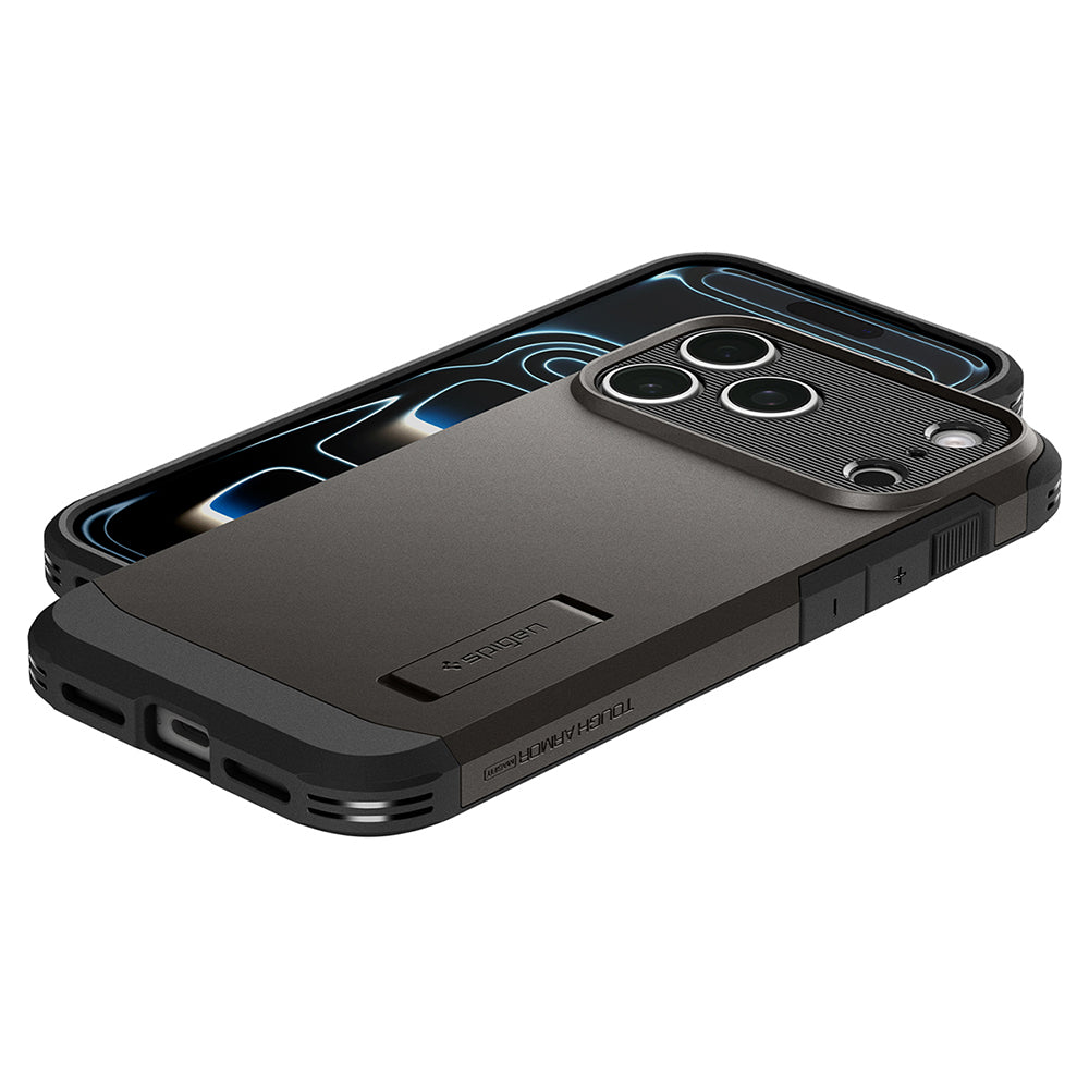 MagSafe Case for Apple iPhone 18 Pro / 17 Pro, Spigen, Tough Armor T, Gray ACS12174