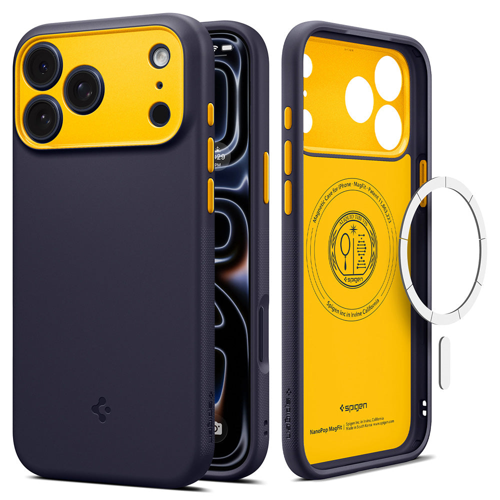 MagSafe Case for Apple iPhone 18 Pro Max / 17 Pro Max, Spigen, Caseology Nano Pop, Purple ACS12140
