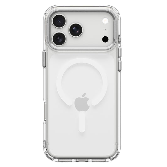 MagSafe Case for Apple iPhone 18 Pro Max / 17 Pro Max, Spigen, Ultra Hybrid Optik S, Transparent Silver ACS11908