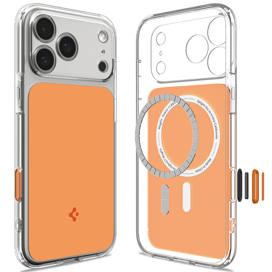 MagSafe Case for Apple iPhone 18 Pro Max / 17 Pro Max, Spigen, Ultra Hybrid T, Orange ACS12133