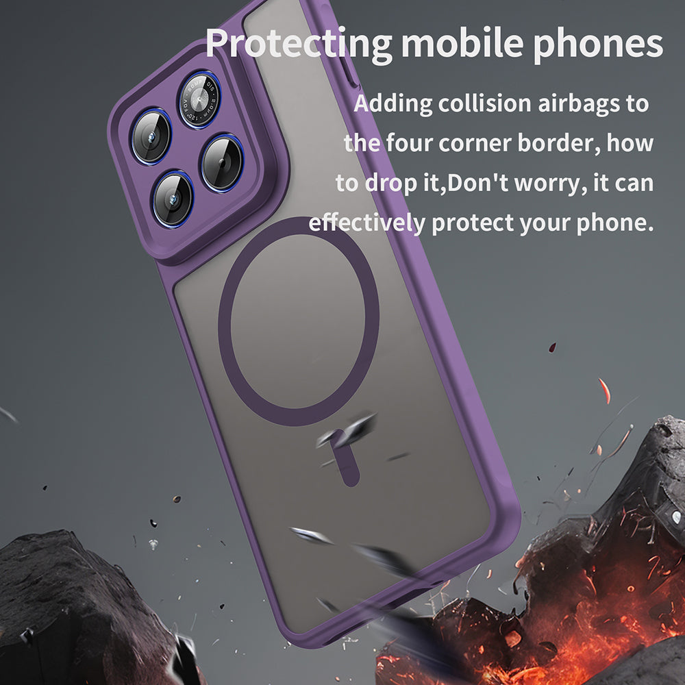 MagSafe Case for Motorola Edge 70, Techsuit, HaloFrost II, Purple