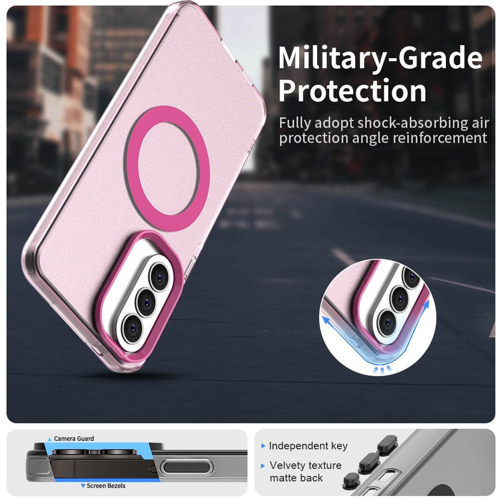 MagSafe Case for Samsung Galaxy A57 5G, Techsuit, CandyCase, Pink