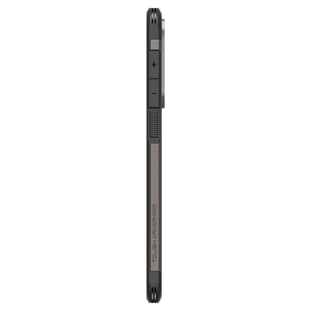 MagSafe Case for Samsung Galaxy S25 Edge S937, Spigen, Tough Armor, Gray ACS09423