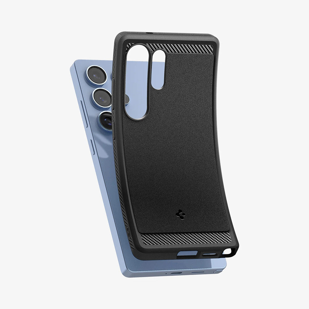 MagSafe Case for Samsung Galaxy S25 Ultra S938, Spigen, Rugged Armor, Matte Black ACS08951
