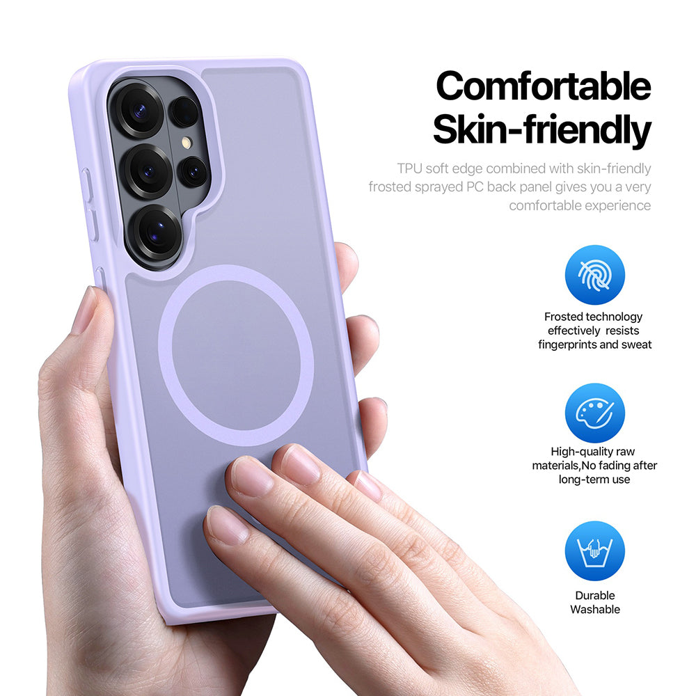MagSafe Case for Samsung Galaxy S26 Ultra S948, DUX DUCIS, Yind, Light Purple