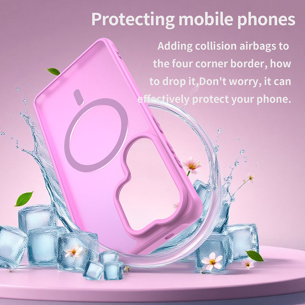 MagSafe Case for Samsung Galaxy S26 Ultra S948, Techsuit, HaloFrost II, Pink