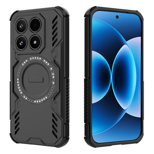MagSafe Case for Xiaomi 17, Techsuit, ArmorMag, Black