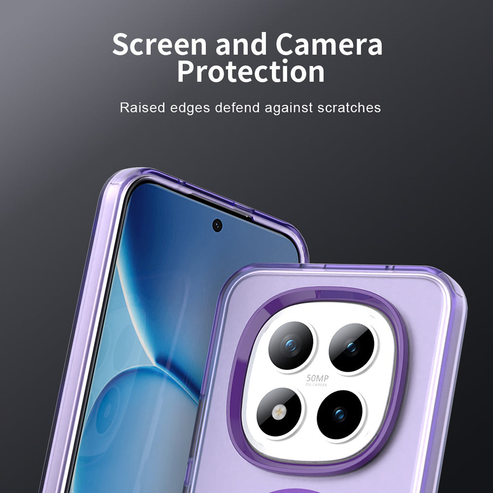MagSafe Case for Xiaomi Poco M8 Pro / Redmi Note 15 Pro+ 5G, Techsuit, CandyCase, Purple