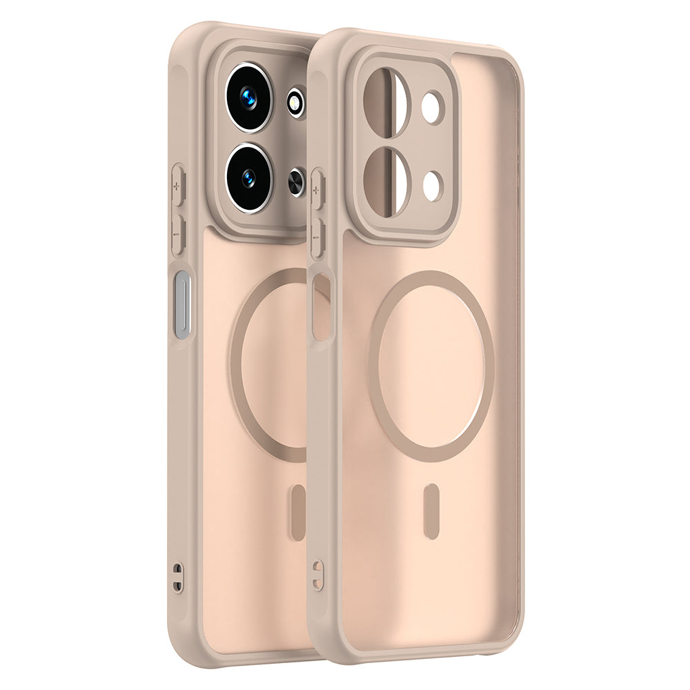 MagSafe Case for Xiaomi Redmi 15C 5G / 15C 4G, Techsuit, HaloFrost II, Gold