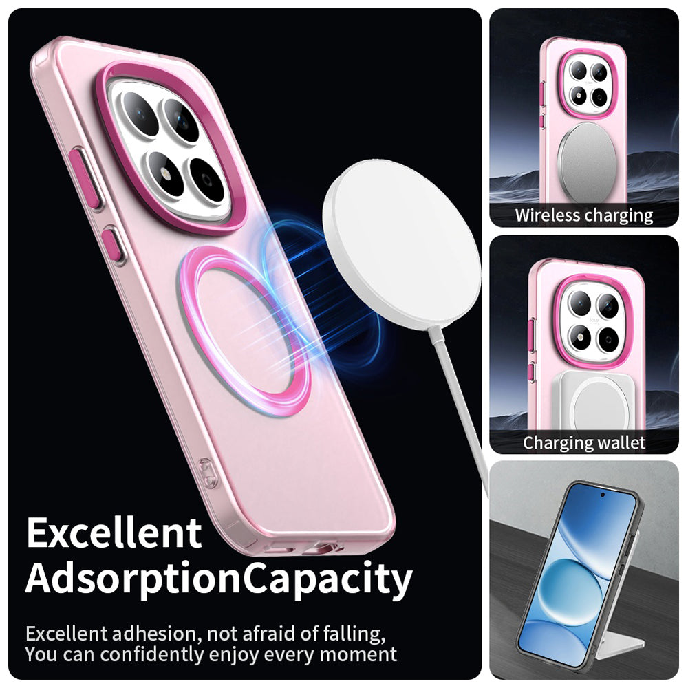 MagSafe Case for Xiaomi Redmi Note 15 Pro 5G, Techsuit, CandyCase, Pink